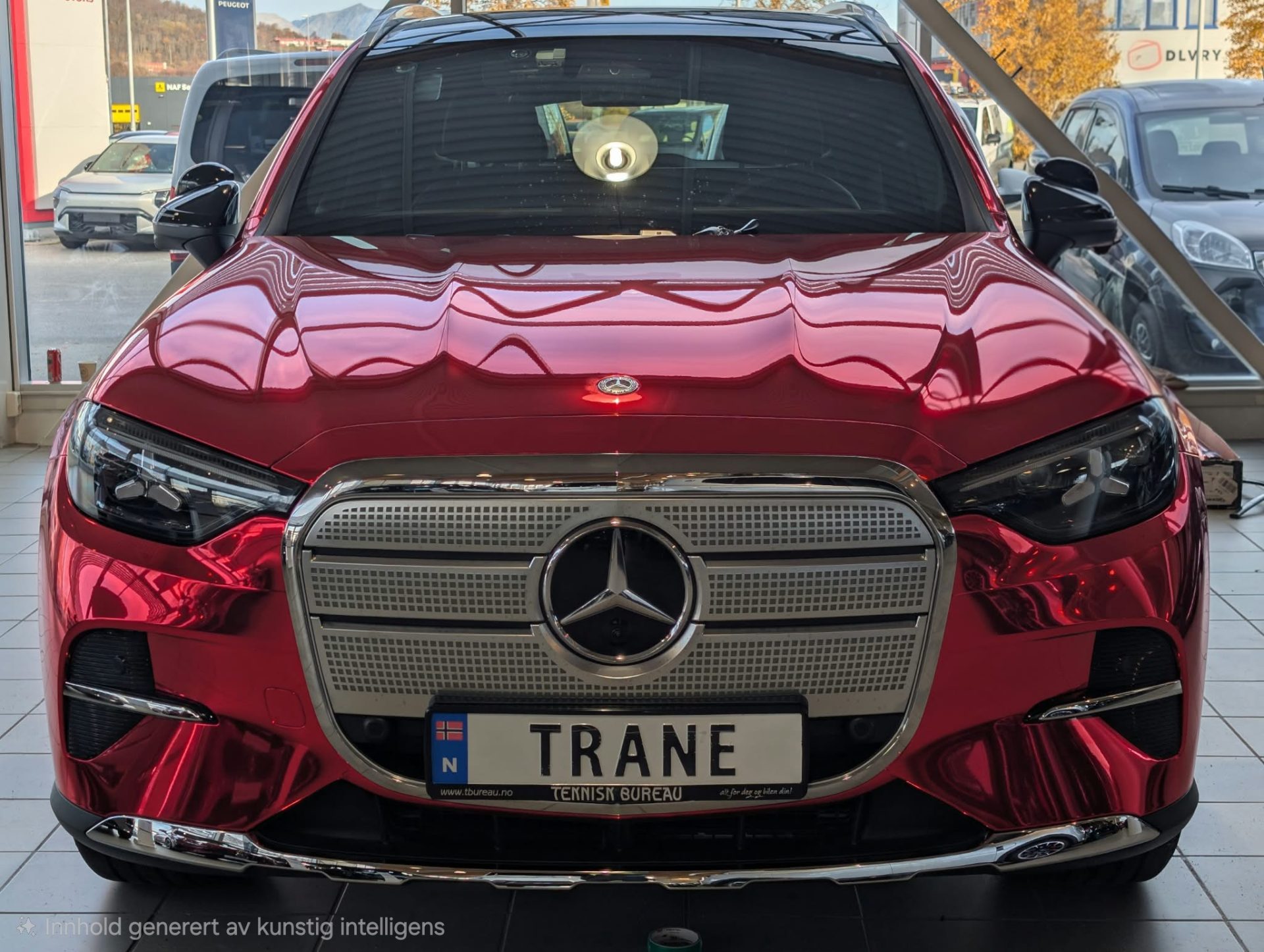 Cherry Rød Chrome.